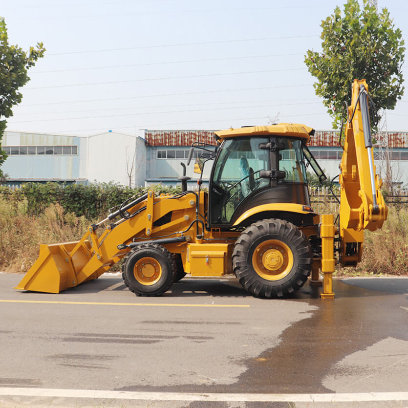 What is a backhoe loader?