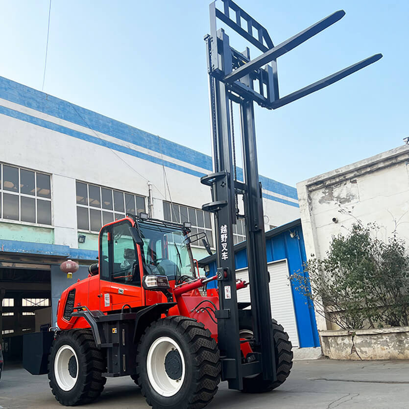 What is an off road forklift, and where is it typically used?